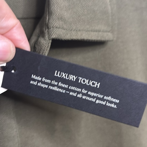 NWT BANANA REPUBLIC Men's Olive Green 100% Pique Polo Shirt size XL - Picture 4 of 10